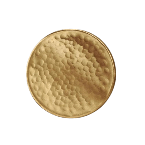 COPPER HAMMER COASTER ROUND SHAPE (POLISH)